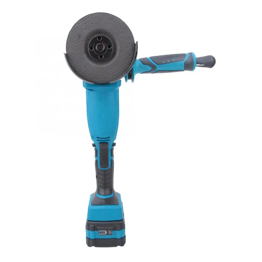 18V Cordless Li-lon Angle Grinder Rechargeable Professional Handheld Tool EU Plug 100-240V 50-60Hz 8,500rpm