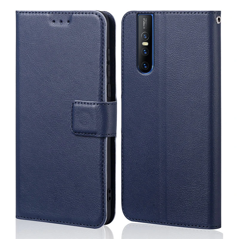 

For coque Vivo S1 PRO case Wallet Flip Leather & silicone back Skin stand capa for Vivo S1 PRO cover phone funda pouch bag