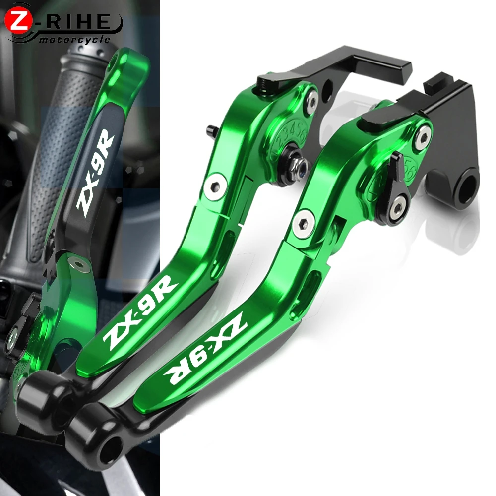 Для KAWASAKI ZX9R 2000-2003 ZX-9R 2001 2002 03 Мотоцикл аксессуары Алюминиевые Складные Выдвижные
