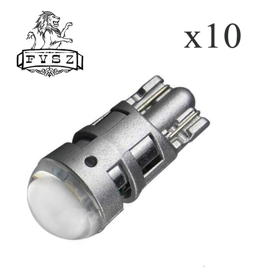 

10X T10 W5W 194 168 Led 12V 3528 Canbus 6000K White Light-Emitting Diodes 5630 5730 Car A lamp with wide light