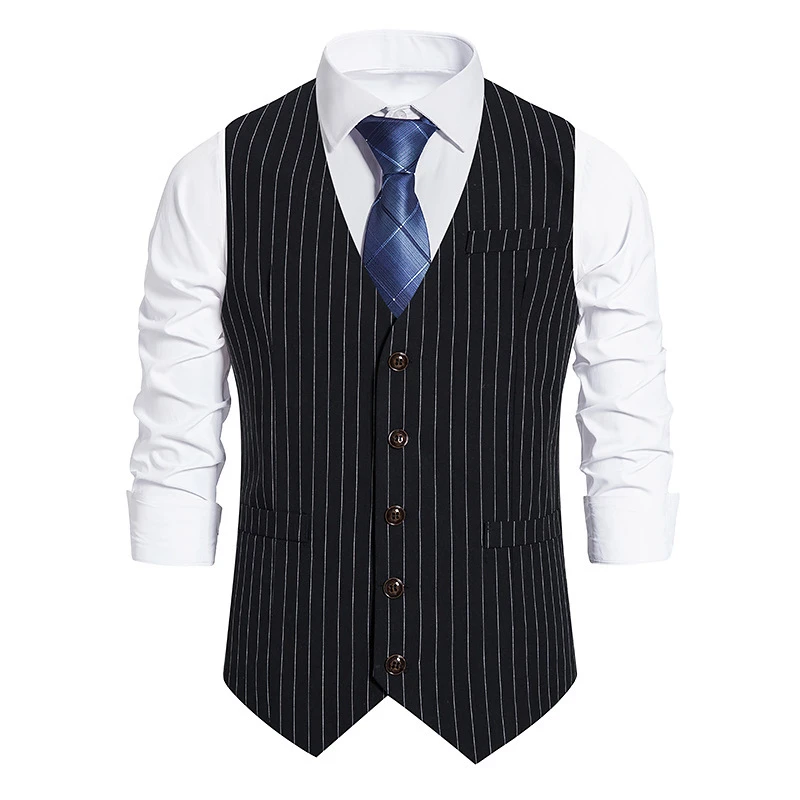 striped vest