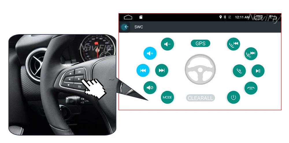 NaviFly 2 ГБ+ 32 ГБ DSP Android 9,0 автомобильный dvd радио плеер для hyundai IX45 Santa fe 2013 AV выход gps навигационная карта navi