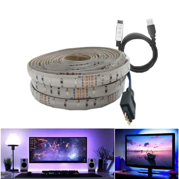 

Magic Led Strip RGB Waterproof 2835 5050 SMD Flexible Led Tape USB 5V Led Light Strip Smart Wifi Backlight With Remote 24Key