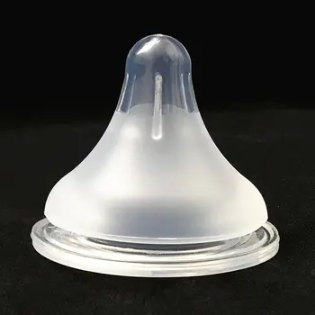

Silicone Gel Wide Mouth Baby Nipple Infant Kids Teether Care Milk Feeding Bottle Pacifier Teat Breast Nipple Cross Hole Hot