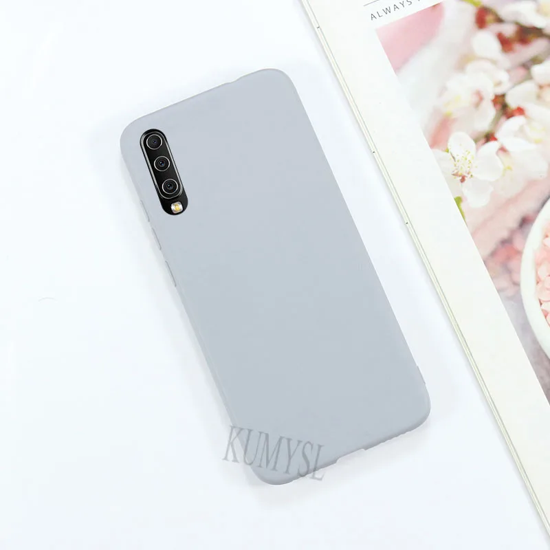 Gray Коробка для сладостей для samsung galaxy a50 a70 a30 m10 m20 чехол мягкий чехол для s10e s9 s8 плюс a20 a10 a40 a60 m40 m30 note 9 8 10 plus - Цвет: Gray