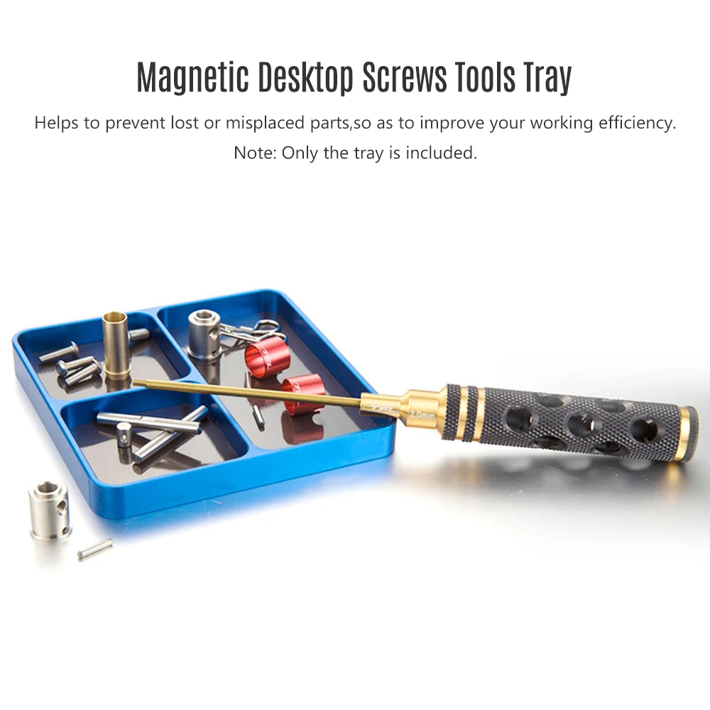 Магнитный Настольный органайзер винты инструменты держатель лотка ящик для