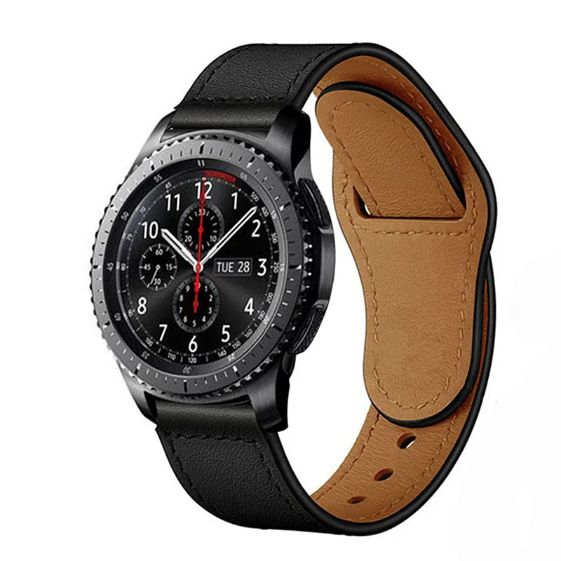 Ремешок huawei watch gt 2 для Samsung Galaxy Watch 46 мм Gear S3 frontier кожаный браслет наручных часов