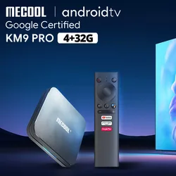 Android TV Box Media Player MECOOL KM9 PRO 10 Google Certified 4G DDR4 32G ROM Smart TV Box Amlogic S905X2 BT4.1 2.4G/5G Wifi Android TV Box Media Player MECOOL KM9 PRO 10 Google Certified 4G DDR4 32G ROM Smart TV Box Amlogic S905X2 BT4.1 2.4G/5G Wifi