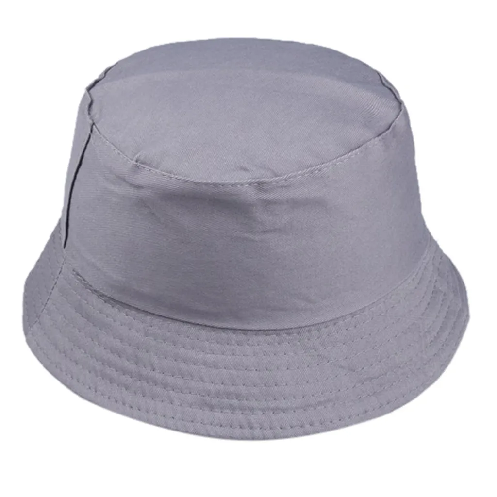 Однотонные, стиль Харадзюку мужская шляпа-Панама женская K Pop уличная пляжная шляпа от солнца черная желтая модная Рыбацкая шляпа для рыбалки# YL1