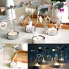 Silver Xmas Rotating Rotary Spinning Carrousel Tea Light Candle Holder Center Decor Newest 2