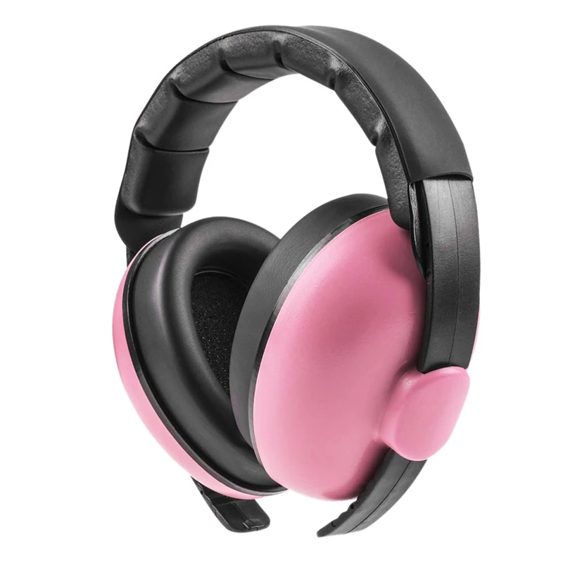 Pink Baby Noise-Proof Earphones Baby Ear Protection Noise Reduction Learn To Sleep Noise-Reducing Earphones Child Baby Protection Ear - Цвет: Pink