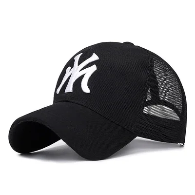 Outdoor Sport Baseball Cap Spring And Summer Fashion Letters Embroidered Adjustable Men Women Caps Fashion Hip Hop Hat TG0002 net-blackwhite