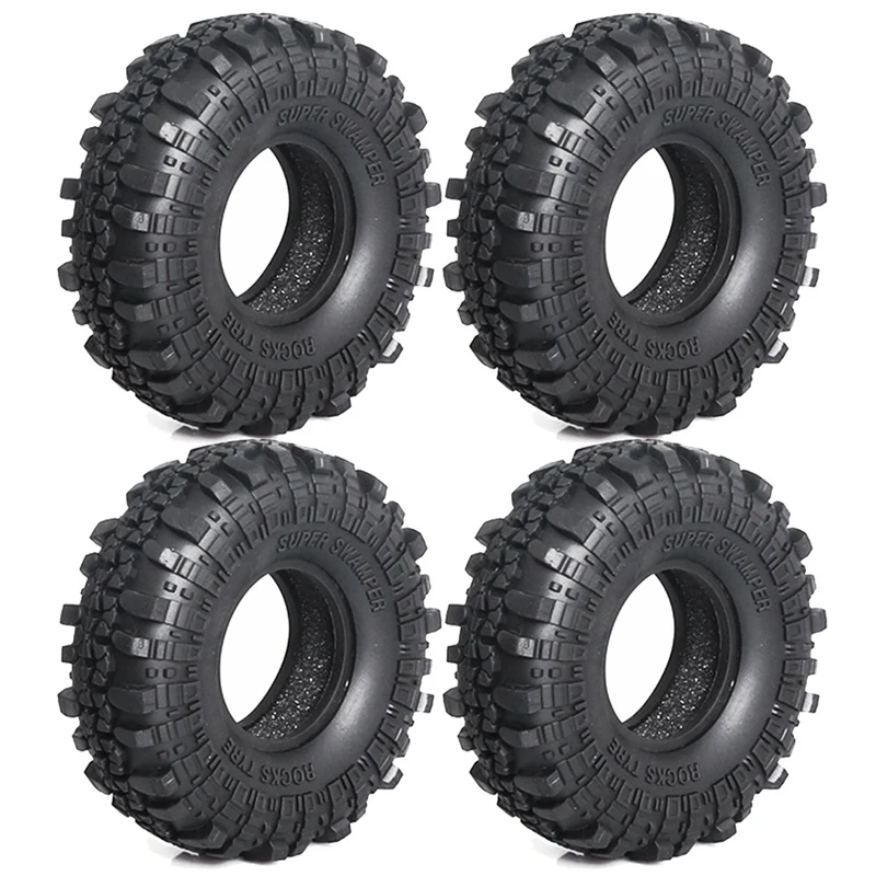 

1/10 1.9 Inch Climbing Car Tire Skin 110 Mm Tire Belt Sponge Inner Liner Tire Width 36 Mm (A Set of Four)