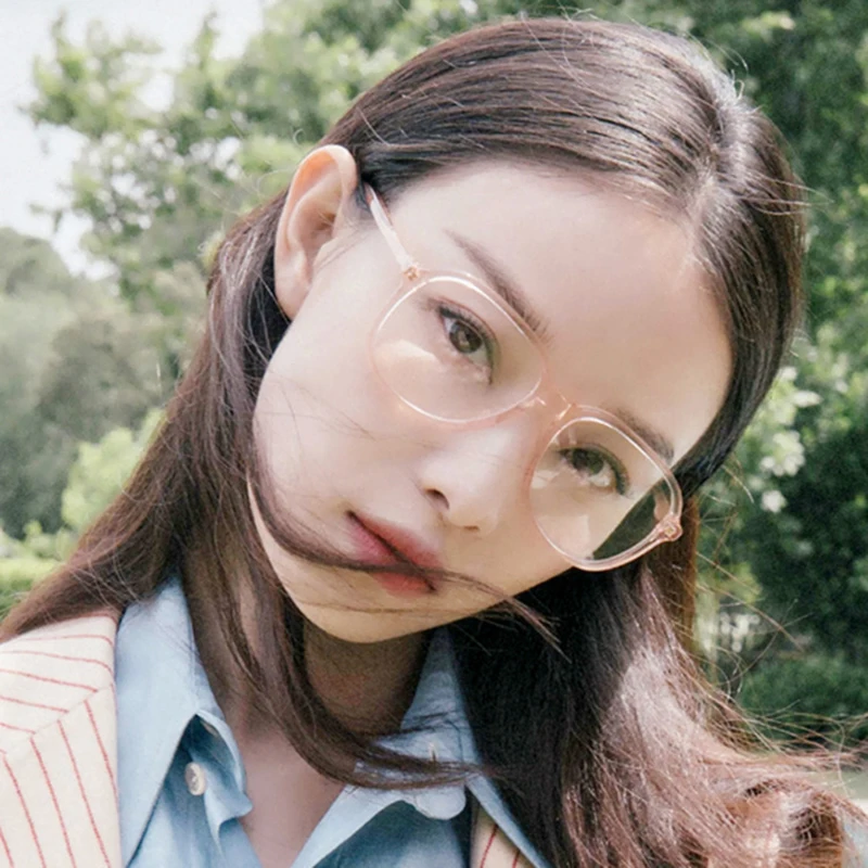 

NEW Vintage Transparent pink Glasses Optical Glasses Frames For Women Men Brand Design Eyeglasses Eyewear Frame Spectacle Frame