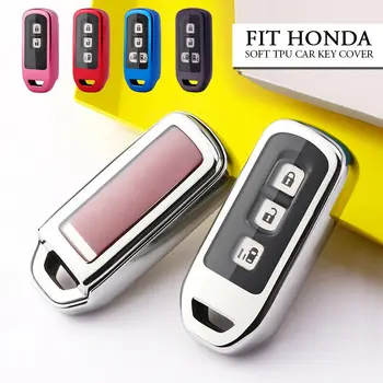 

1Pcs Soft TPU Car Remote Key Fob Case Cover Key Holder For Honda N-BOX NBOX N-WGN N-ONE