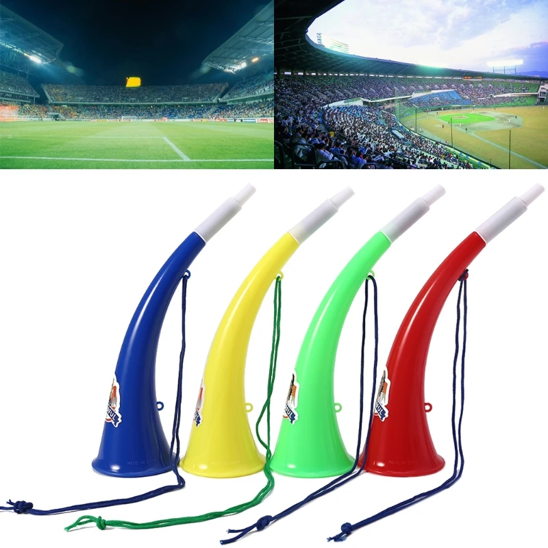Фанаты футбольной игры Чирлидинг помпоны из фольги бык Рога Vuvuzela Kid Трубач-игрушка Y51D