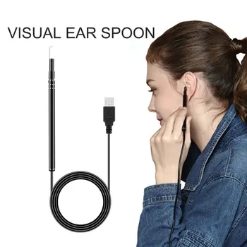 

USB Smart HD Visual Ear Cleaning Rod Spoon Multifunctional Earpick With Mini Camera Pen Ear Care In-ear Cleaning Endoscope