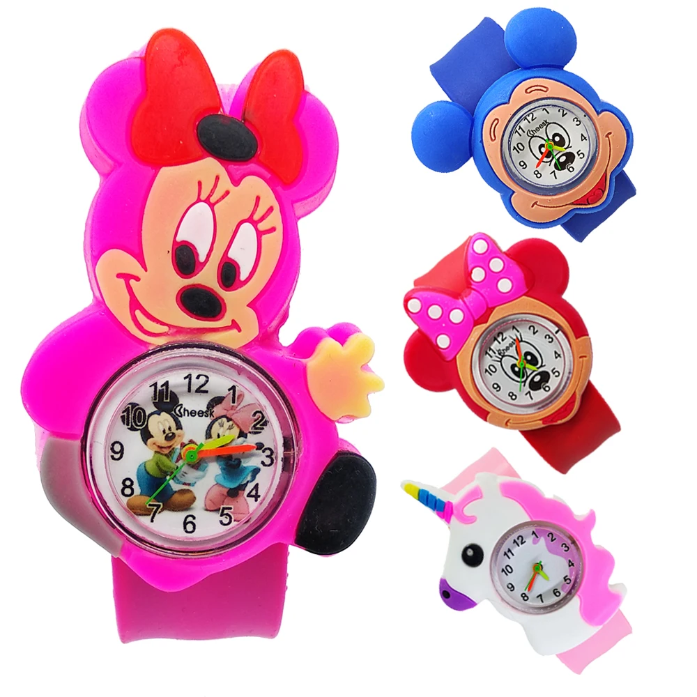 Relogio Infantil Cartoon Animal Kids Watches Life Waterproof Rubber Quartz Children's Watch for Girls Boys Child kid Clock Baby afbeelding
