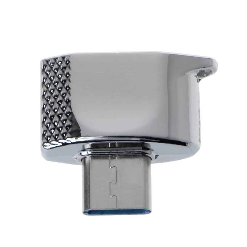 

USB 3.1 Type-C Male To USB 2.0 A Female OTG Data Converter Adapter With Keyring