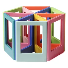 10PCS Magnetic Photo Frame For Fridge Magnet Colorful Magnets Photoframe Home Decoration Photo Wall Stickers