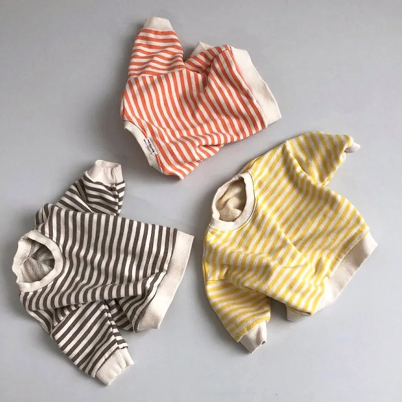 

Baby Sweatshirt Spring And Autumn Plus Velvet Sweater Men And Women Baby Simple Neutral Sweater Toddler Boy Clothes