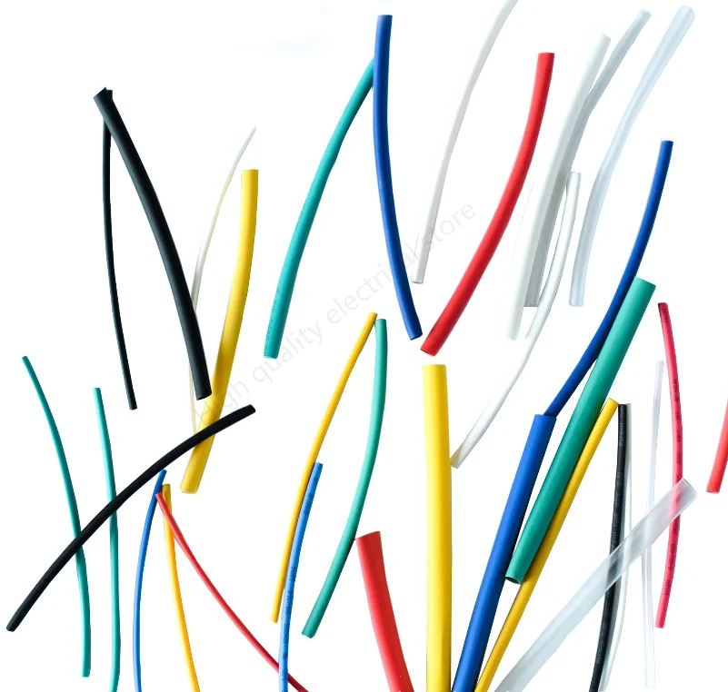 

140pcs Car Electrical Cable Tube kits Heat Shrink Tube Tubing Wrap Sleeve Assorted 7color Mixed Color Tubing Sleeving Wrap Wire