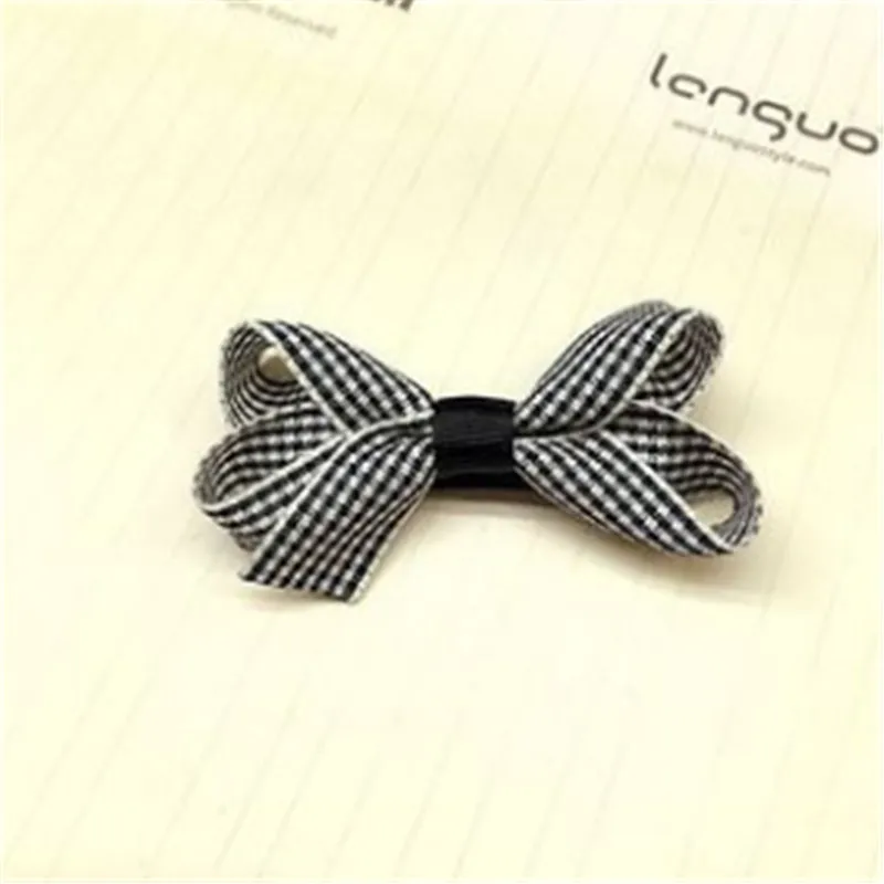 10 шт./лот, элегантная заколка для волос с бантом из снежной пряжи, Хрустальный цветок, BB зажим, заколка для хвоста, Детские Модные аксессуары для волос для девочек, подарки