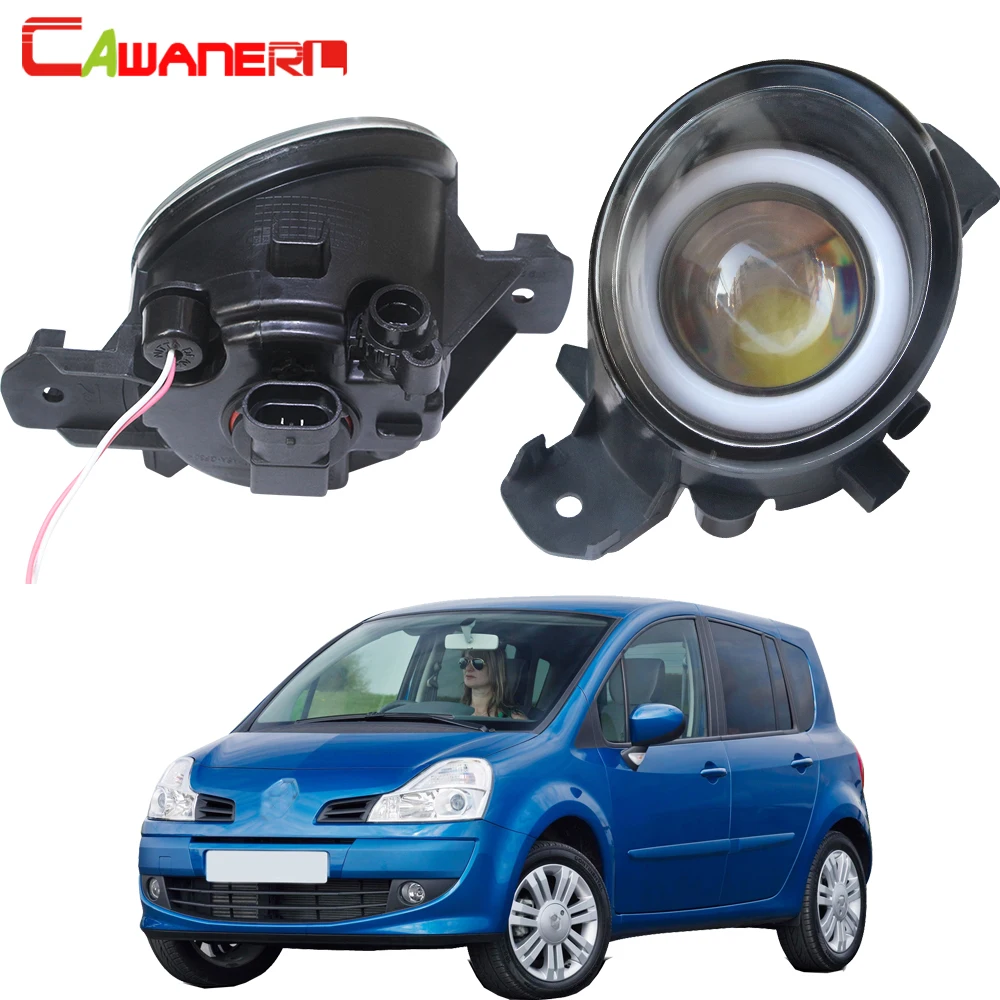  Cawanerl For Renault Grand Modus 2004-2013 Car H11 LED Fog Light Bulb Angel Eye Daytime Running Lig - 4000193252106