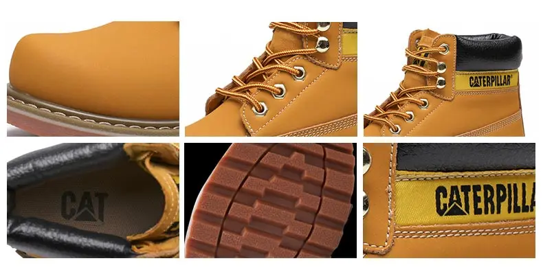 Г. Осенние новые мужские ботинки Большие размеры 38-45, винтажные мужские ботинки с перфорацией типа «броги» в студенческом стиле повседневные модные высокие ботинки на шнуровке для мужчин коричневого цвета