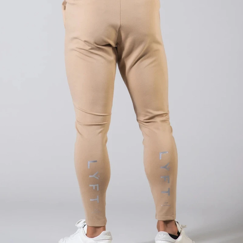 Cotton Casual Skinny Pants Men Joggers Sweatpants Black Autumn Trousers Male Trackpants Gym Fitness Workout Bodybuilding Bottoms