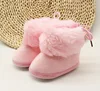 Ma&Baby 0-18M Newborn Infant Baby Girls Snow Boots Anti-Slip Winter Warm Lace Up Faux Fur Shoes ► Photo 1/4