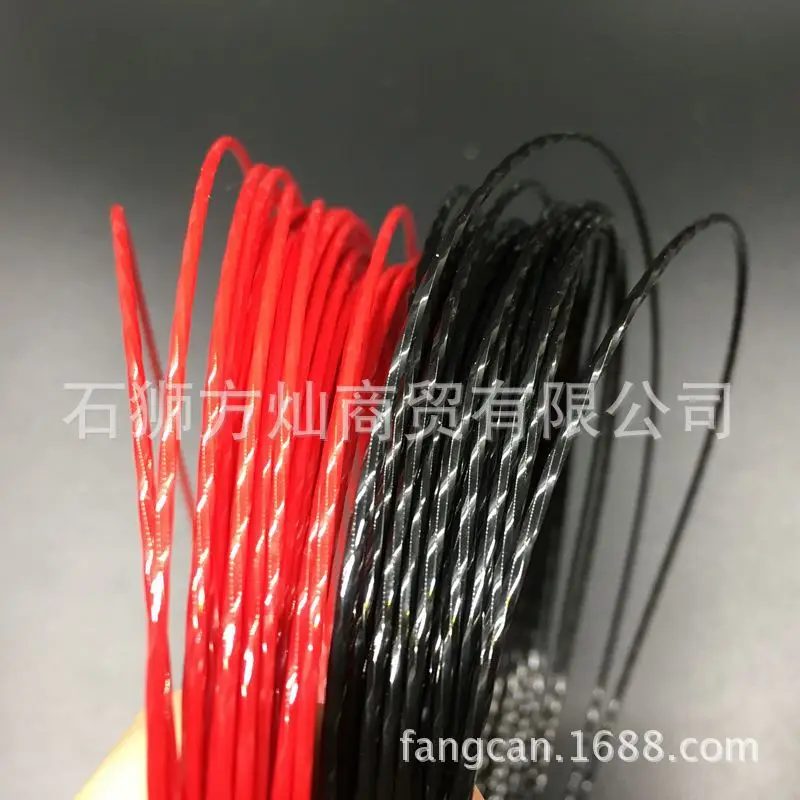 Струна для сквош ракетки FANGCAN fang can натуральный продукт Профессиональный Сквош Кабель нейлон монохромный Тайвань ткачество красный 10 м