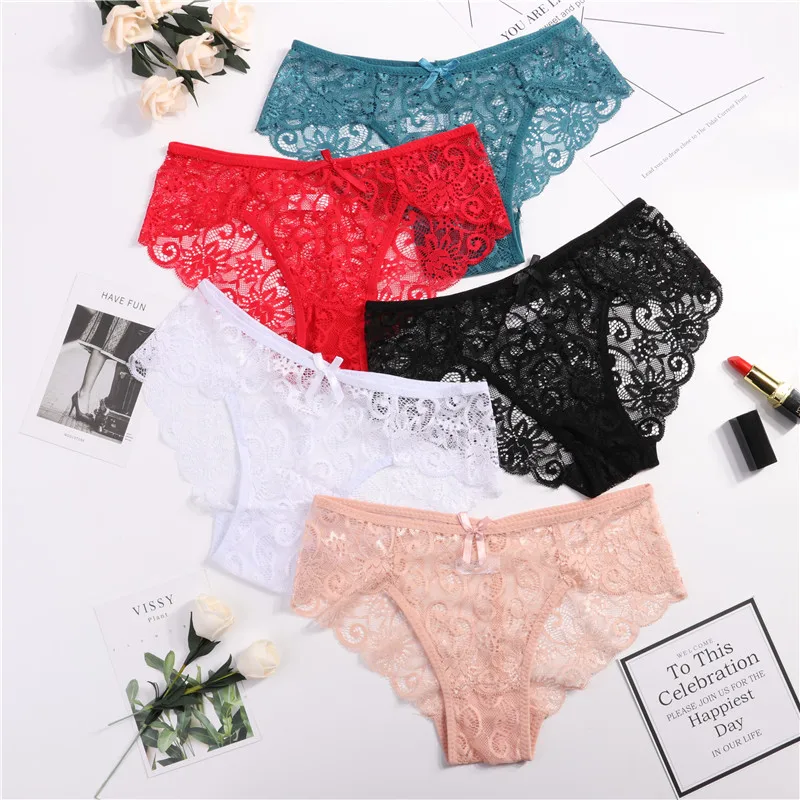 Women's Alluring Soft Lace Briefs Variations