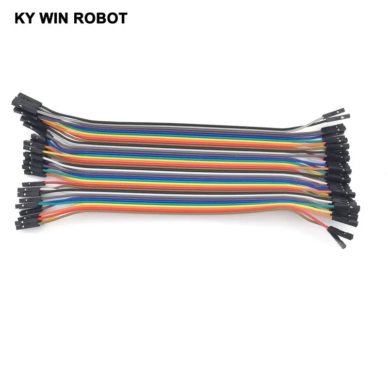

40pcs dupont cable jumper wire dupont line female to female dupont line 20cm 2.54MM 1P for arduino DIY KIT