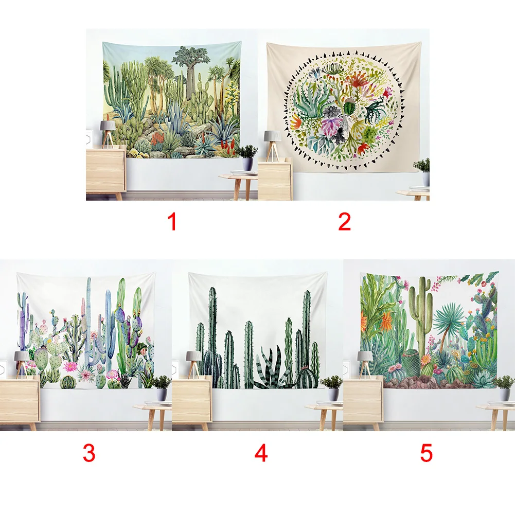  Mandala Throw Wall Hanging Tapestry Picnic Mat Bohemian Home Decor Cactus Table Cloth Art Multi Use