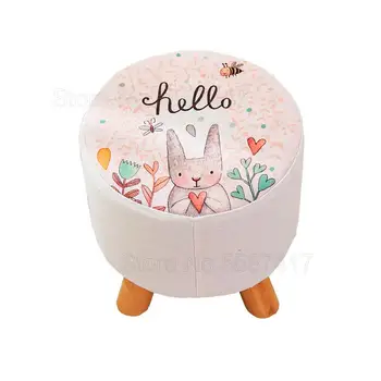 

Creative Fashion Cartoon Small Bench Home Stool Door Change Shoe Bench Children Stool Living Room Coffee Table Small Stool