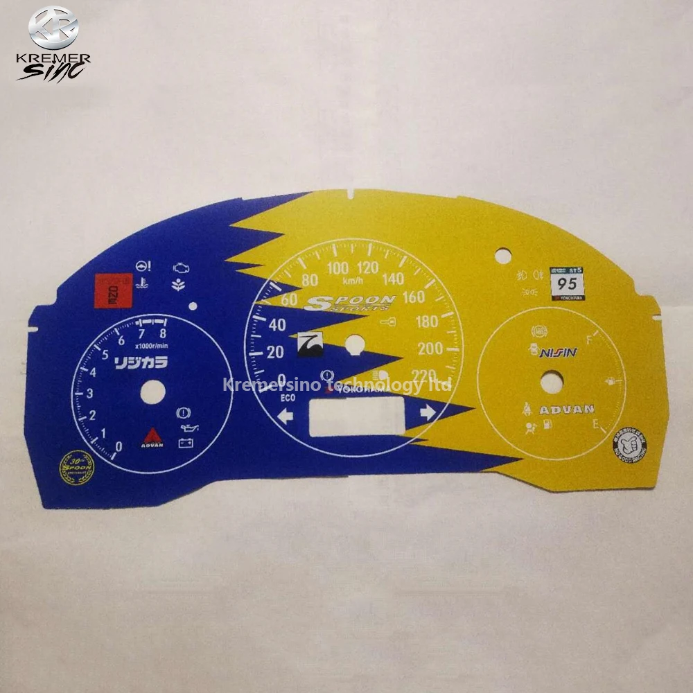 FIT GK5 SPOON HONDA JAZZ GK5 CLUSTER OVERLAY