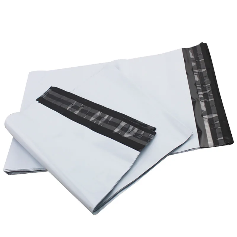Courier Bags Envelope-Mailer Adhesive Self-Seal Poly Plastic White 10pcs