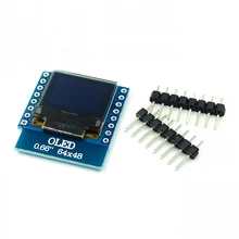 0.66 inch OLED Display Module For WEMOS D1 MINI ESP32 Module AVR STM32 0.66inch 64x48 Oled Display Board LCD Screen IIC I2C OLED