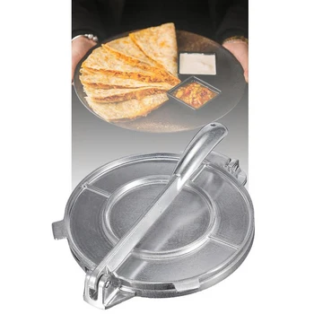 

New 20CM Tortilla Maker Press Aluminum Foldable Home Kitchen Flour Corn Baking Press Maker Tool DIY Pie Tools Bakeware Gadgets