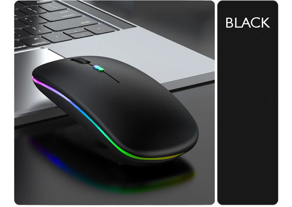 RGB 2.4G Wireless Mouse Bluetooth Mouse Gamer Rechargeable Computer Mouse Wireless USB Ergonomic Mause Silent Mice For Laptop PC