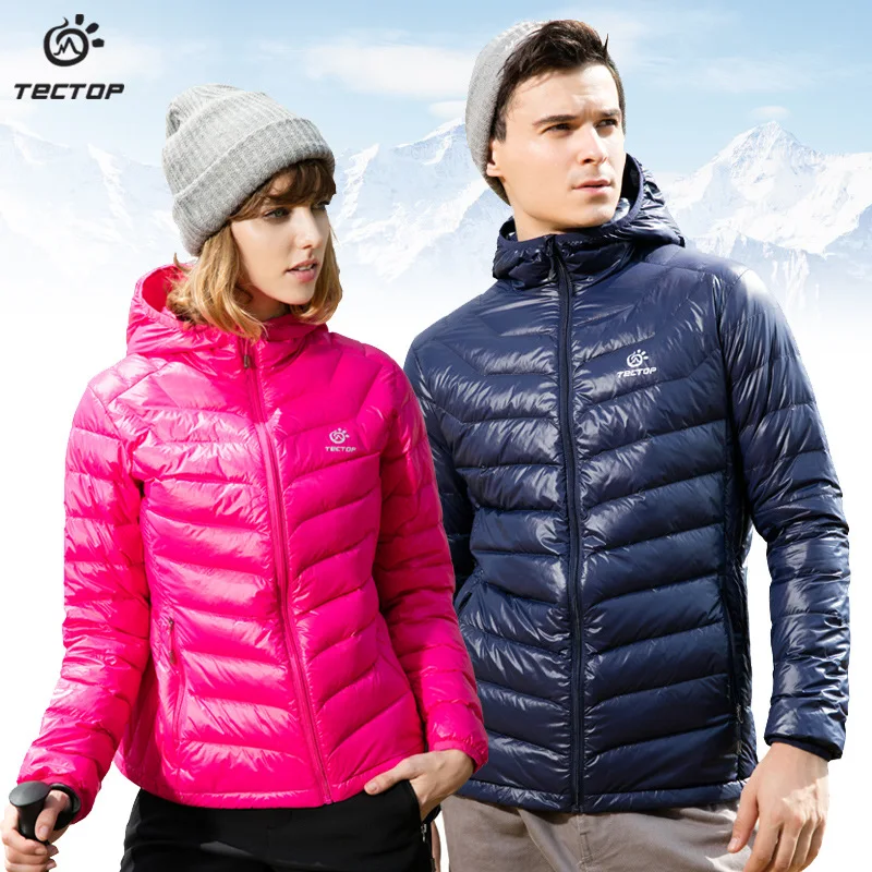 Outdoor Probe Extension Thin down Jacket Men And Women COUPLE'S Short Ultra-Thin Ultra-Light Waterproof Hooded Coat