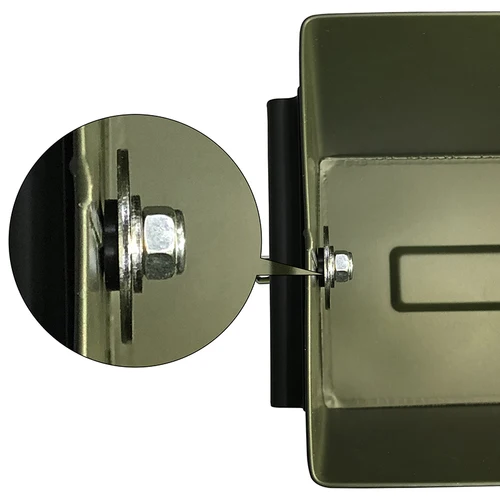 50 Cal 탄약 캔 강철 총 잠금 상자, 탄약 총 안전 상자, 군용 육군 잠금 케이스, 40mm 권총 총알, 귀중품 보관 6