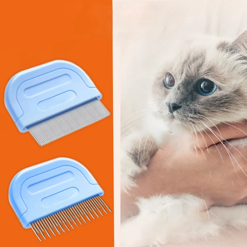 Pet Hair Comb Pet Stainless Steel Lice Flea Removal Comb Long And Short