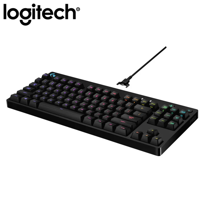 Проводная игровая Механическая эргономичная клавиатура Logitech G Pro LIGHTSYNC RGB Backlight12