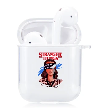 

Stranger Things Clear Earphone Soft AirPods Cases for Luxury Clear Air Pods Accessories Earphone Covers white Bag AirPod Coque