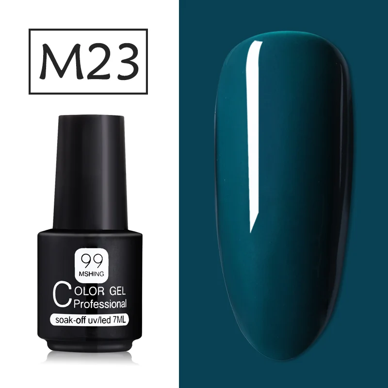 M023 Mshing Gel Polish Set All For Manicure Semi Permanent Vernis top coat UV LED Gel Varnish Soak Off Nail Art Gel Nail Polish - Color: M023