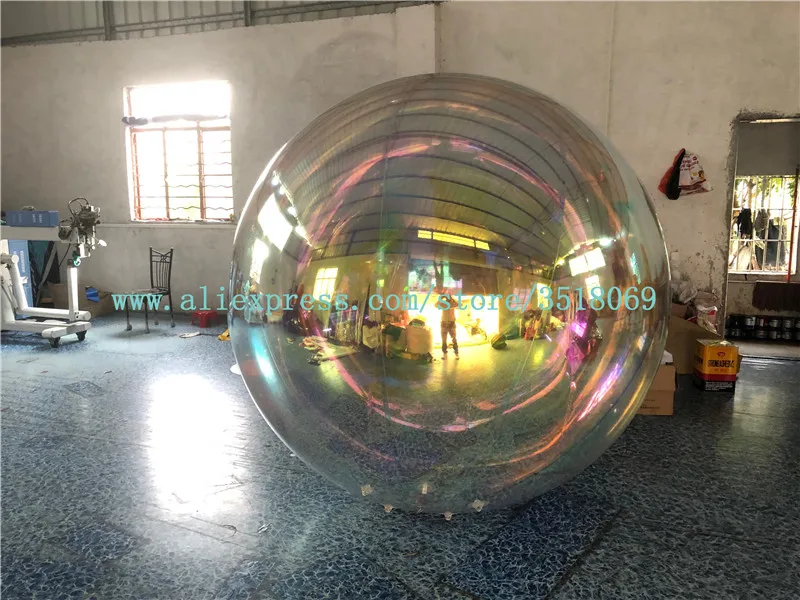 

2m giant inflatable hanging mirror ball/inflatable Hanging Disco Ball/inflatable mirror ball for show on sale