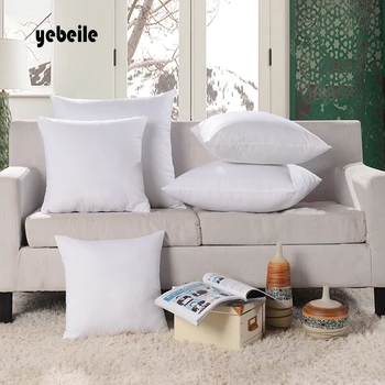 

1 piece Classic white Pure Cushion Core Funny Soft Head Pillow Inner PP Cotton Filler Customized Health Care Cushion Filling