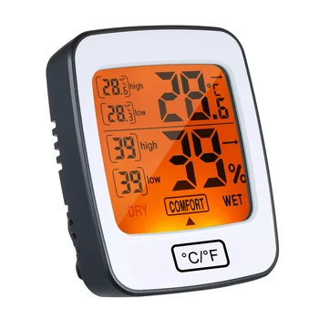 

Digital Temperature Humidity Meter Thermo-hygrometer °C/°F Thermometer Hygrometer Indoor Temperature & Humidity Comfort